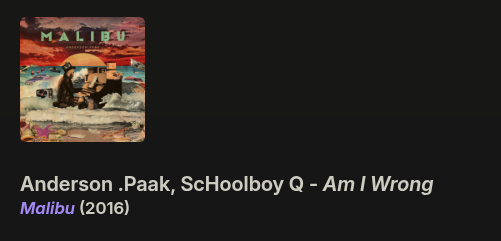 Compact card example